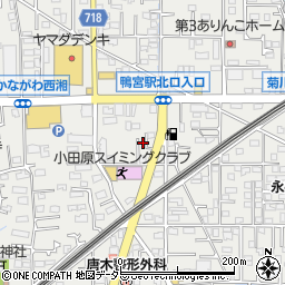 神奈川県小田原市鴨宮254周辺の地図