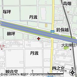 愛知県一宮市大和町妙興寺丹波周辺の地図