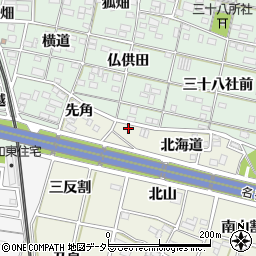愛知県一宮市大和町氏永北海道820周辺の地図