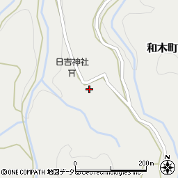 京都府綾部市和木町樋ノ口33周辺の地図