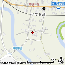千葉県いすみ市苅谷659周辺の地図