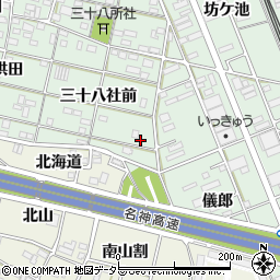 愛知県一宮市大和町妙興寺三十八社前53周辺の地図