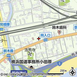 ローソン小田原国府津二丁目店周辺の地図