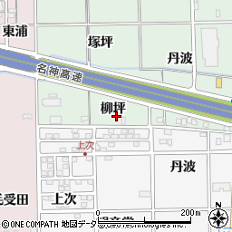 愛知県一宮市大和町妙興寺柳坪周辺の地図