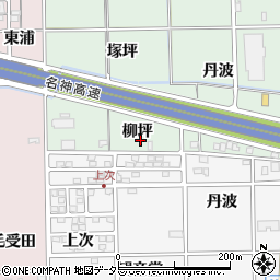 愛知県一宮市大和町妙興寺（柳坪）周辺の地図