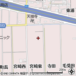 愛知県一宮市大和町戸塚周辺の地図
