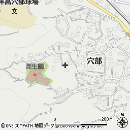 神奈川県小田原市穴部387周辺の地図
