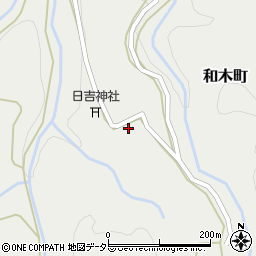 京都府綾部市和木町樋ノ口32-1周辺の地図