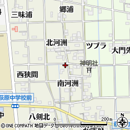 河田方公民館周辺の地図