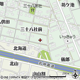 愛知県一宮市大和町妙興寺三十八社前55周辺の地図