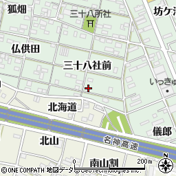 愛知県一宮市大和町妙興寺三十八社前58周辺の地図
