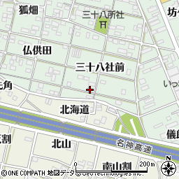 愛知県一宮市大和町妙興寺三十八社前59周辺の地図