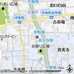愛知県岩倉市中本町川添30周辺の地図
