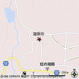 京都府南丹市美山町大野庵ノ谷周辺の地図