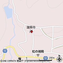 京都府南丹市美山町大野（庵ノ谷）周辺の地図