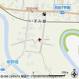 千葉県いすみ市苅谷555-4周辺の地図