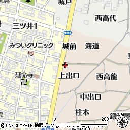 愛知県一宮市丹陽町三ツ井上出口周辺の地図