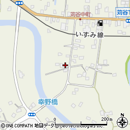 千葉県いすみ市苅谷697周辺の地図