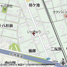 愛知県一宮市大和町妙興寺伊勢田周辺の地図