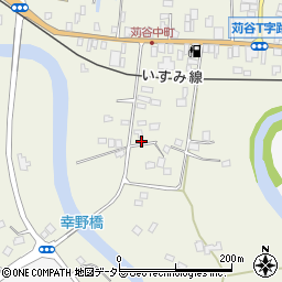 千葉県いすみ市苅谷662周辺の地図