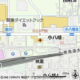 ウエルシア薬局　小田原国府津店周辺の地図