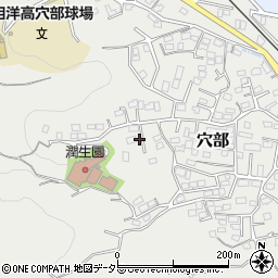 神奈川県小田原市穴部389周辺の地図