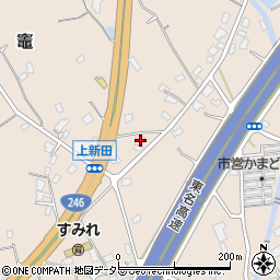 静岡県御殿場市竈1167周辺の地図