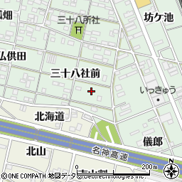 愛知県一宮市大和町妙興寺三十八社前46周辺の地図