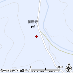 京都府京都市左京区久多上の町185周辺の地図