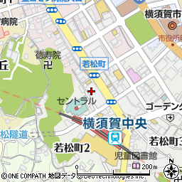月の雫　横須賀中央東口店周辺の地図