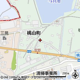 愛知県春日井市桃山町周辺の地図