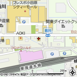 ハードオフ小田原鴨宮店周辺の地図