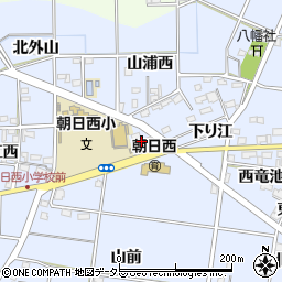 愛知県一宮市上祖父江高須賀周辺の地図