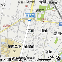 愛知県一宮市明地寺前周辺の地図