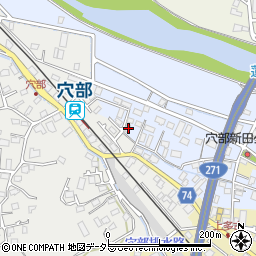 神奈川県小田原市穴部新田6周辺の地図