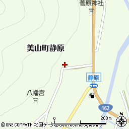京都府南丹市美山町静原溝ノ上周辺の地図