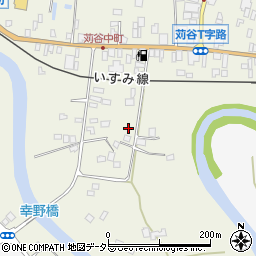 千葉県いすみ市苅谷556周辺の地図
