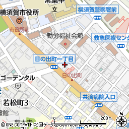 ヘーベルVillage 横須賀中央周辺の地図