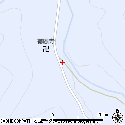 京都府京都市左京区久多上の町166周辺の地図