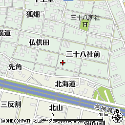 愛知県一宮市大和町妙興寺三十八社前63周辺の地図