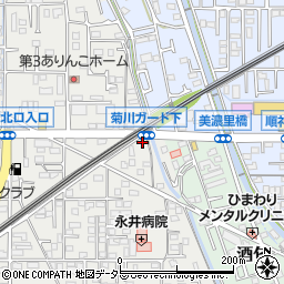 神奈川県小田原市鴨宮309-1周辺の地図