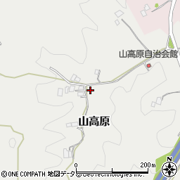 千葉県君津市山高原周辺の地図