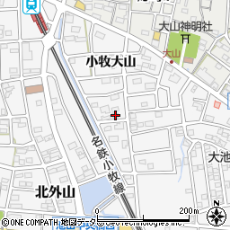 愛知県小牧市大山2088周辺の地図