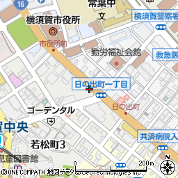 リパーク横須賀若松町１丁目第４駐車場周辺の地図