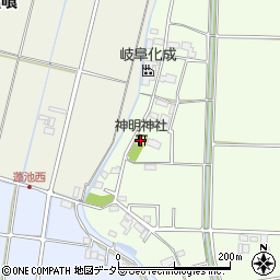 神明神社周辺の地図