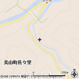 京都府南丹市美山町佐々里戸玉周辺の地図