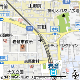 レジョイエ岩倉駅周辺の地図