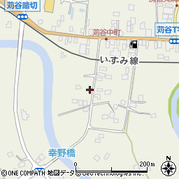 千葉県いすみ市苅谷695周辺の地図