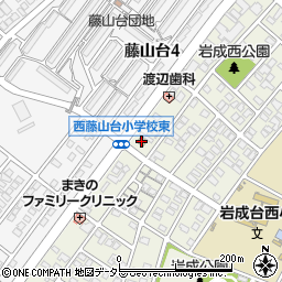 コインランドリー洗楽倶楽部藤山台店周辺の地図