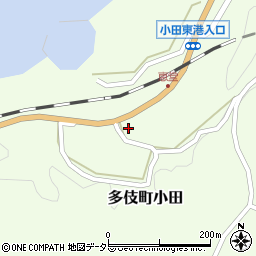 島根県出雲市多伎町小田724-1周辺の地図